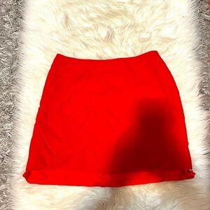 Red Mini Skirt